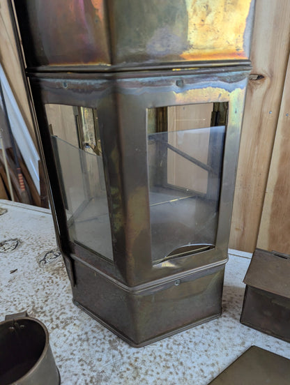 1920s Brass Chinese Street Vendor Noodle Cart