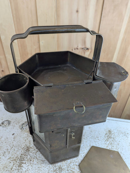 1920s Brass Chinese Street Vendor Noodle Cart