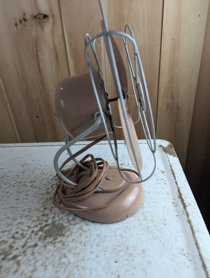 1950s Electrohome 9" Metal Desk Fan - Tested Working