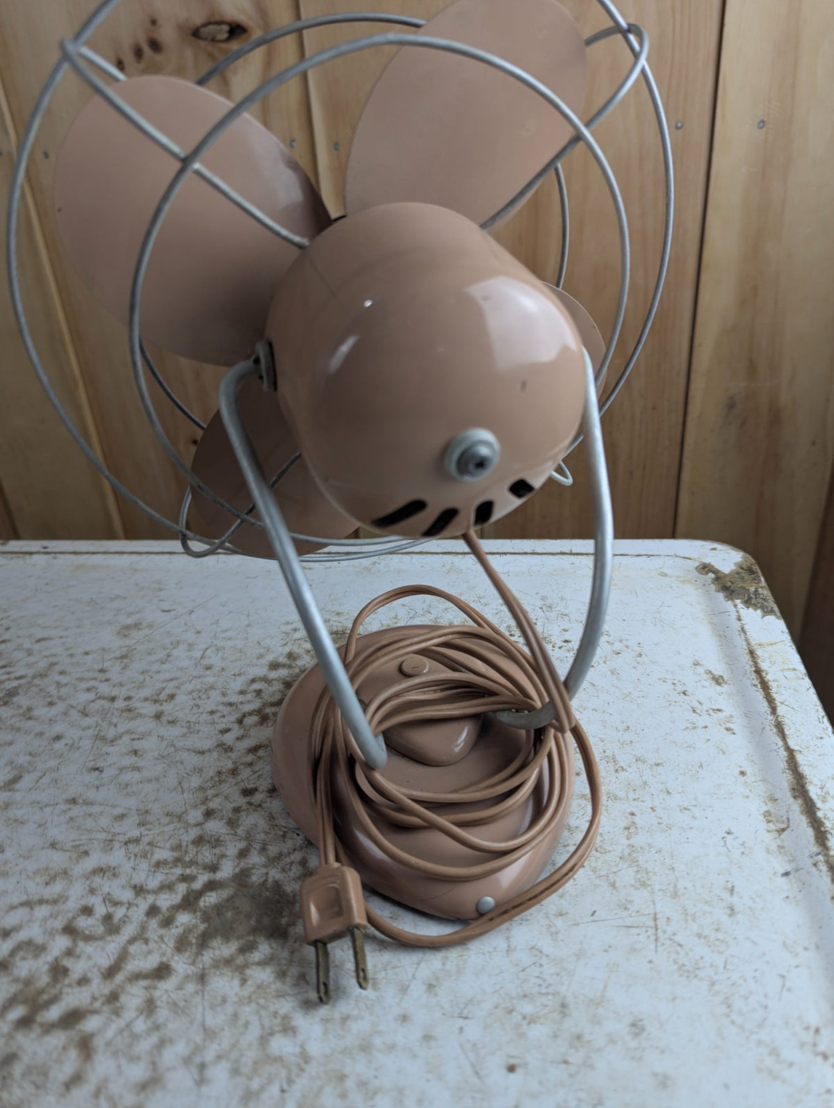 1950s Electrohome 9" Metal Desk Fan - Tested Working