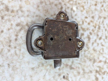 Antique Victorian Icebox door Latch and Lock - No catch