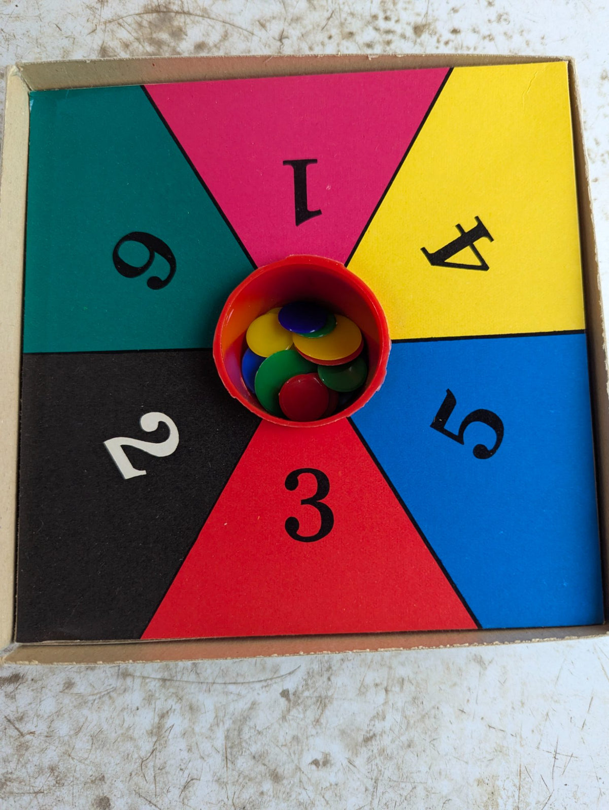 Vintage Tiddly Winks Game Set