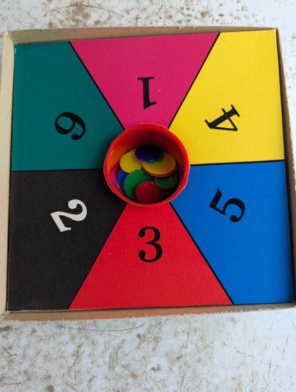 Vintage Tiddly Winks Game Set