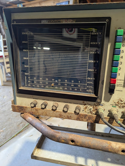 Vintage Heathkit Model CO-2600 Deluxe Ignition Analyzer on Stand - Blown Fuse