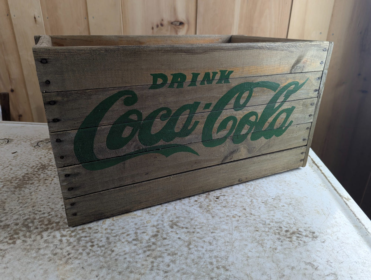Hand-Painted Reproduction Coca-Cola Crate