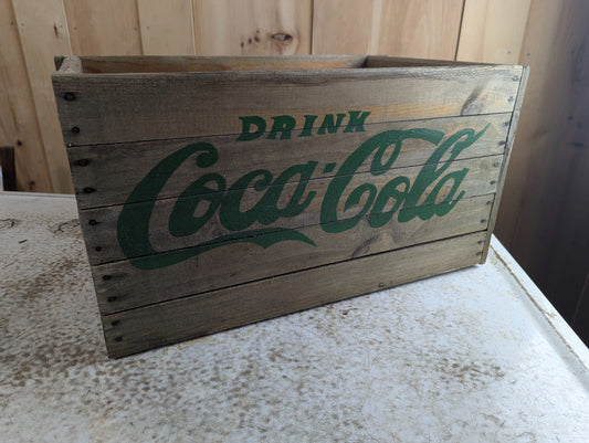 Hand-Painted Reproduction Coca-Cola Crate