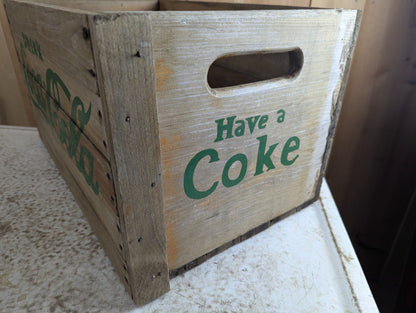 Hand-Painted Reproduction Coca-Cola Crate