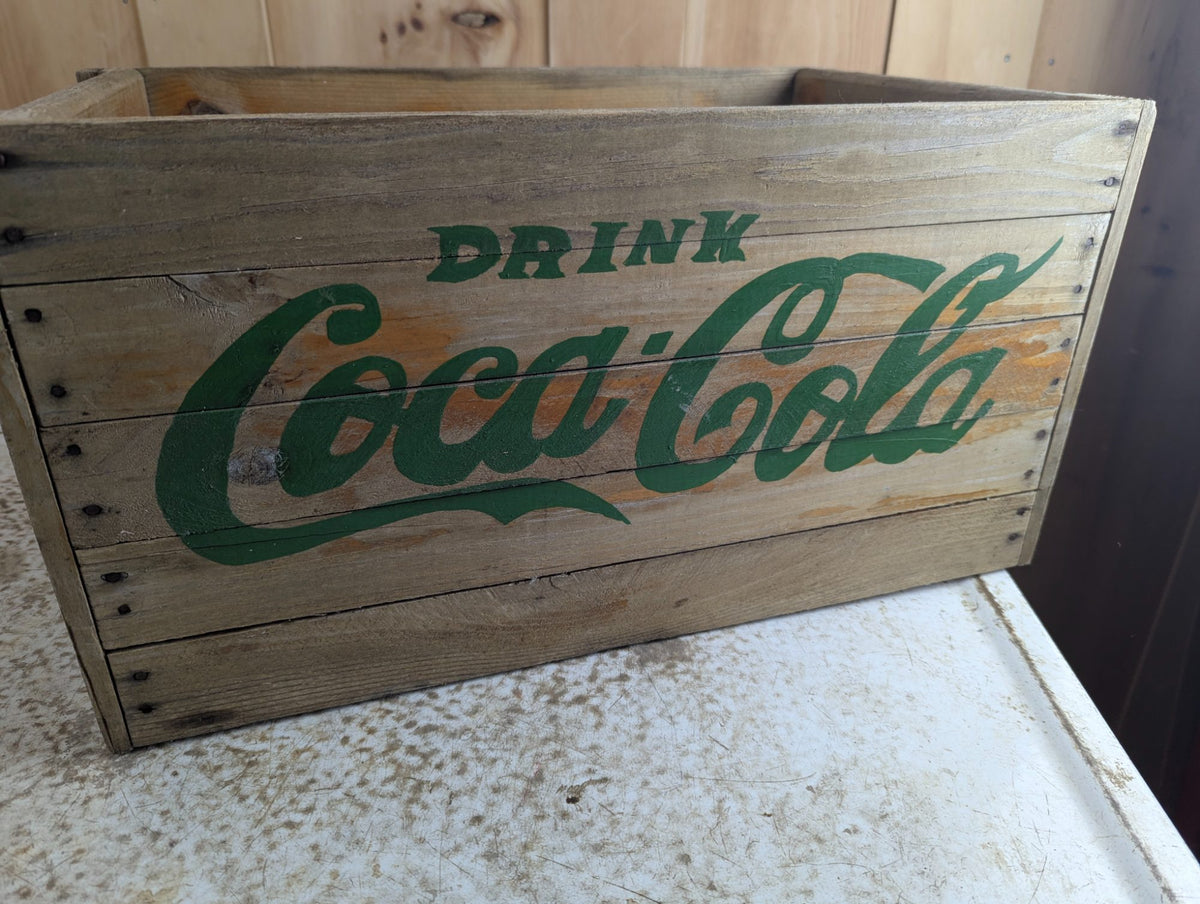 Hand-Painted Reproduction Coca-Cola Crate