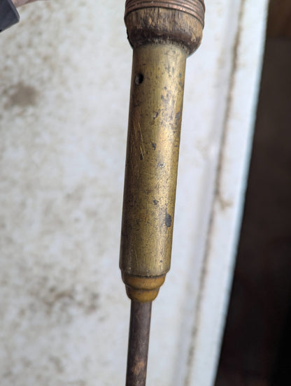 Antique 1880s Decatur Coffin Co. Spiral Push Screwdriver