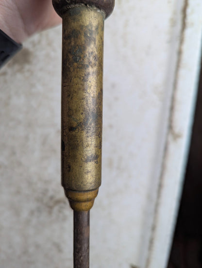 Antique 1880s Decatur Coffin Co. Spiral Push Screwdriver