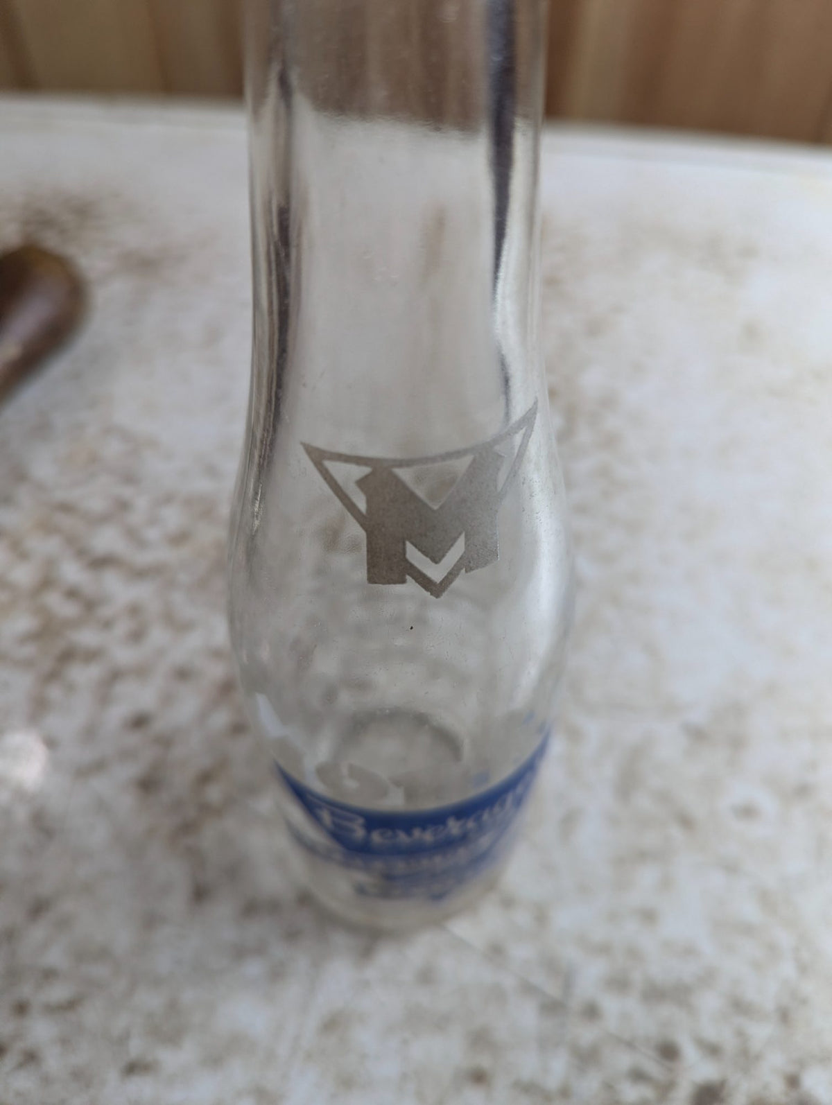 Morris Beverages Kingston Clear ACL Glass 7oz Soda Bottle