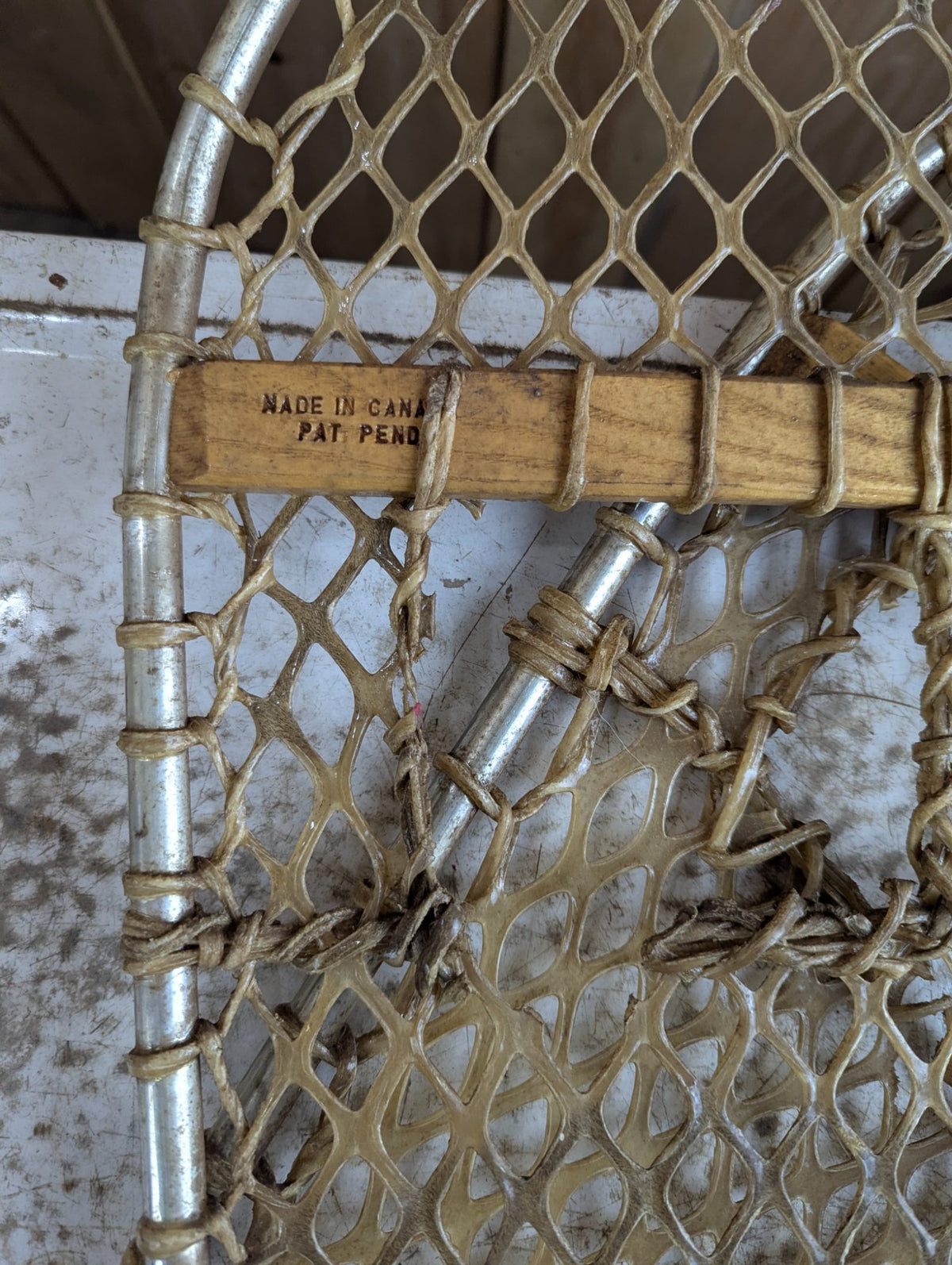 Vintage Canadian Lacrosse Aluminum Frame 110A Snowshoes 30" Long