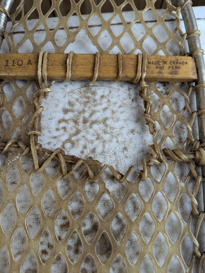 Vintage Canadian Lacrosse Aluminum Frame 110A Snowshoes 30" Long