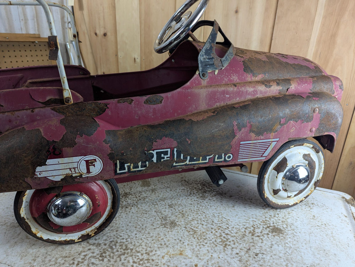 1950s Murray Jet Flow Fire Truck Pedal Car - Original Condition