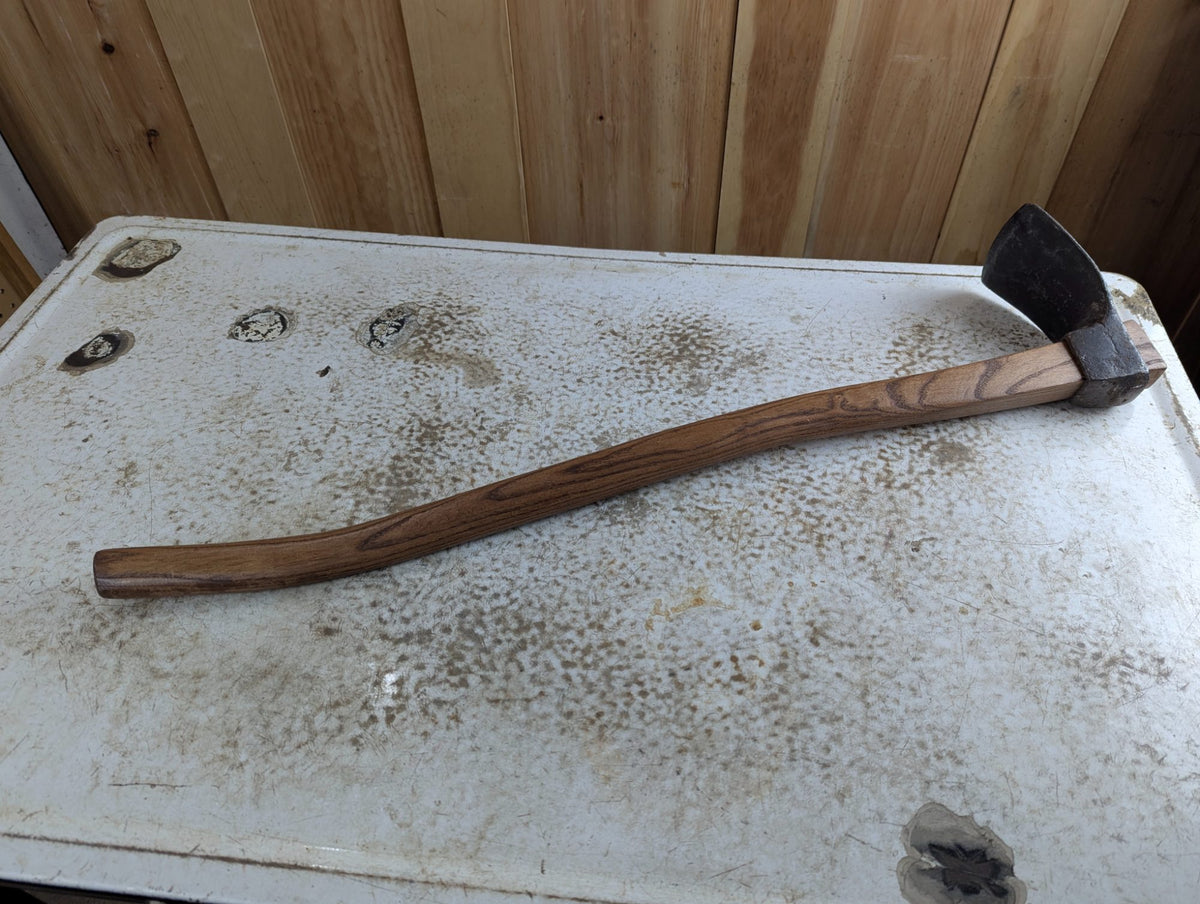 Antique Hand Forge Carpenter Shipwright Adze - Unmarked, Restored