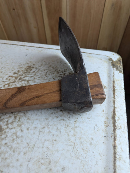 Antique Hand Forge Carpenter Shipwright Adze - Unmarked, Restored