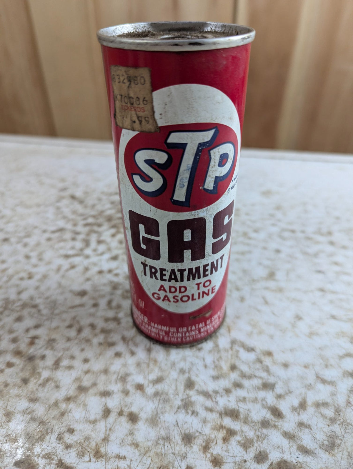 Vintage STP Gas Treatment Unopened Metal Can