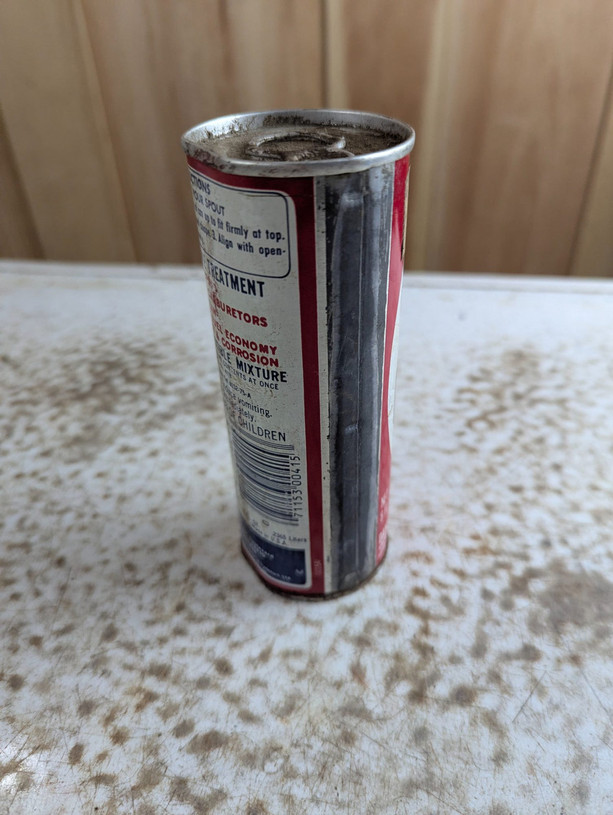 Vintage STP Gas Treatment Unopened Metal Can