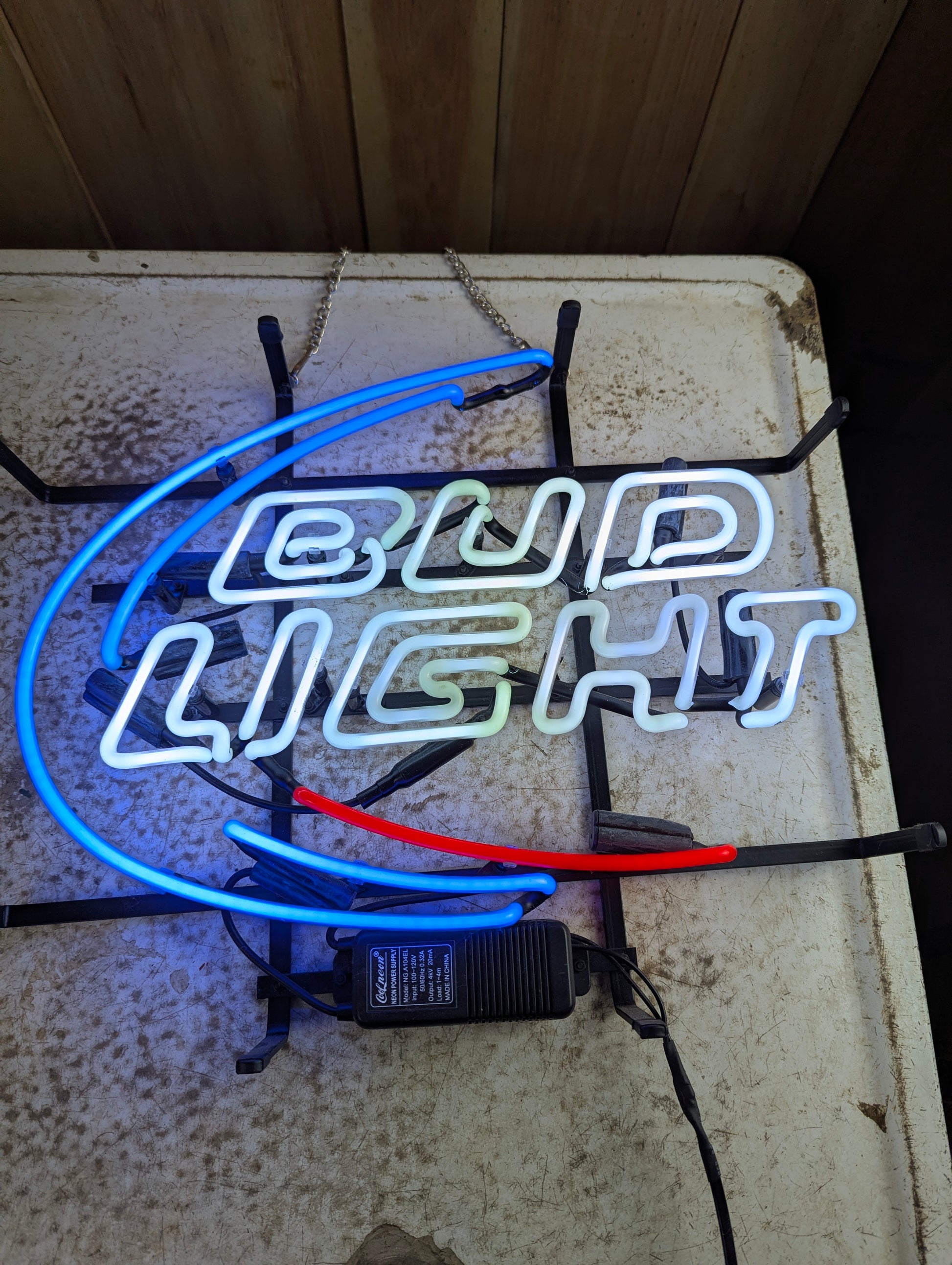 17" x 14" Bud Light Beer Neon Sign