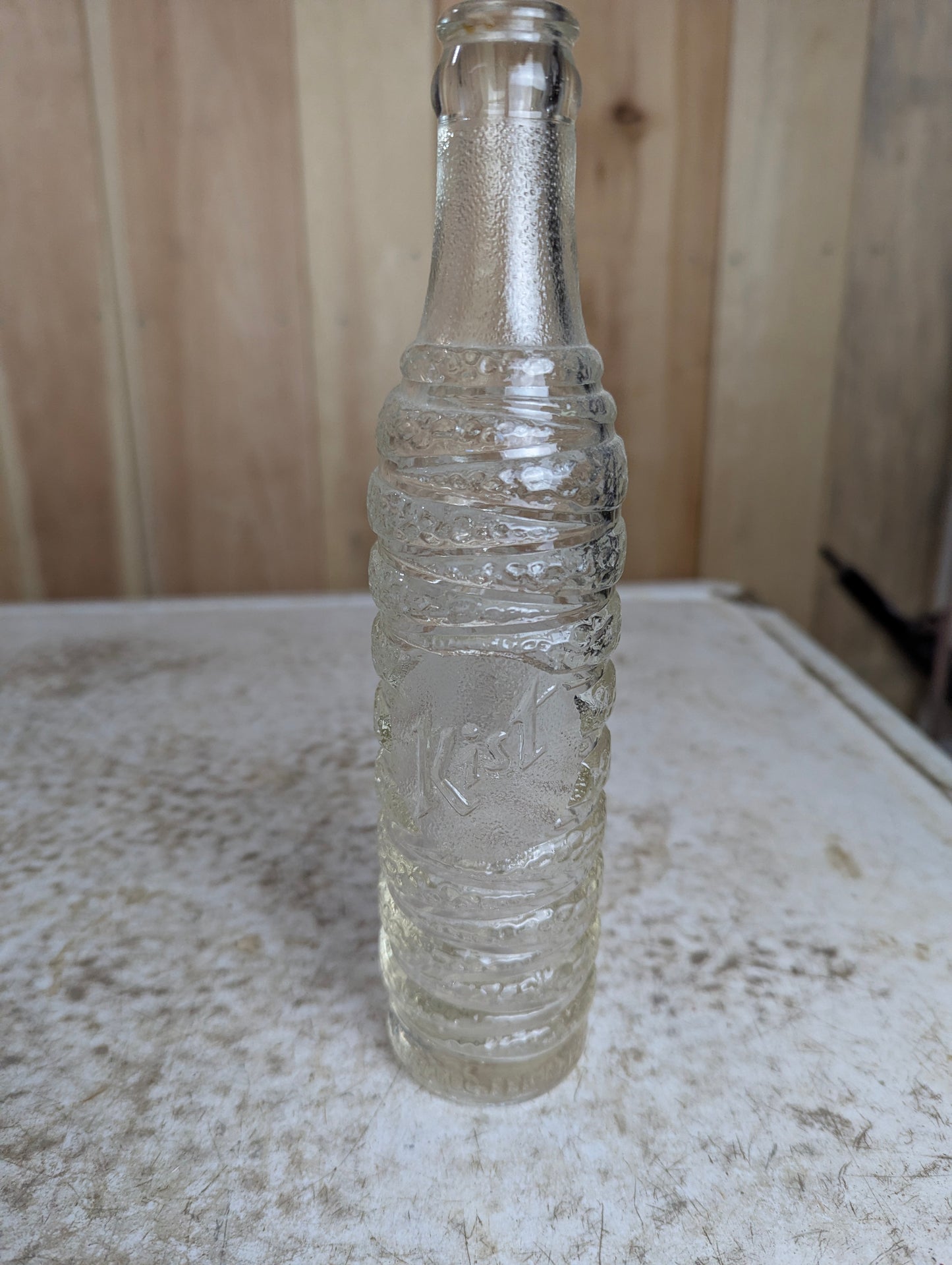 1920’s-30’s Art Deco Kist 7 Fl. Oz. Soda Bottle - view 2