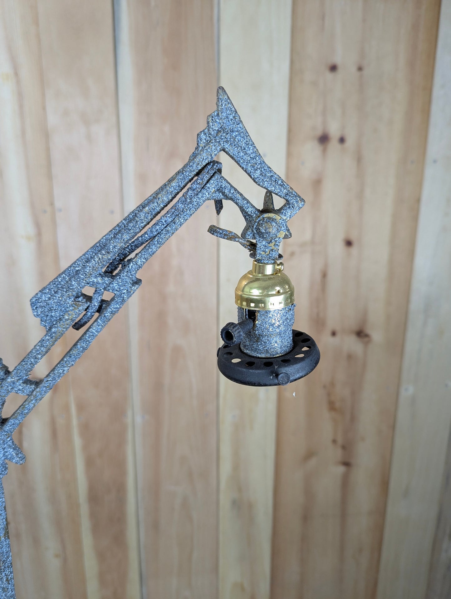 1920’s Art Deco Cast Iron Floor Lamp - view 3