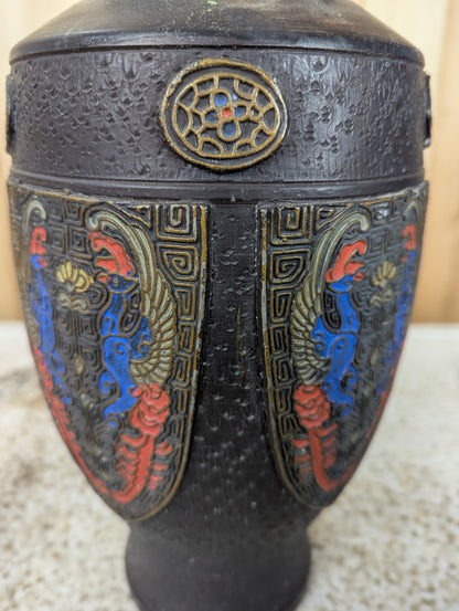 1920's Japanese Tokanabe Vase - view 2