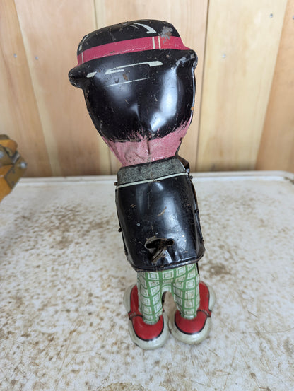 1920’s Marx Harold Lloyd Funny Face Wind Up Tin Toy - view 2