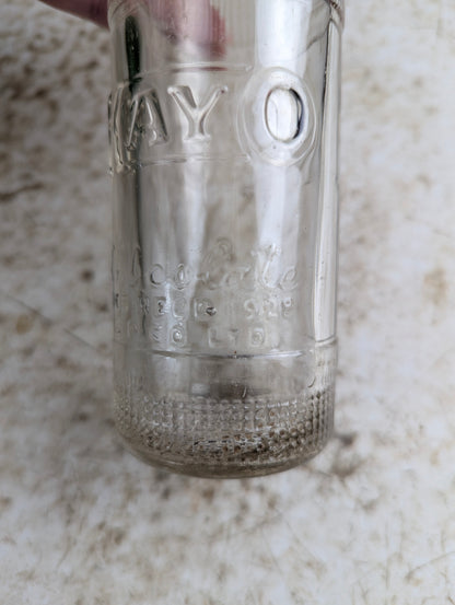 1920s 6.5oz Kayo Chocolate Drink Embossed Glass Bottle - view 3