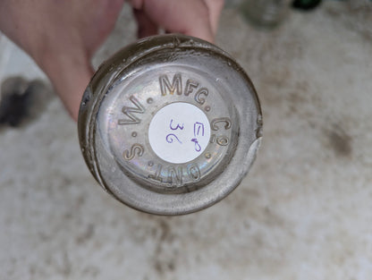 1920s 7oz Orange Dee Light Bossed Soda Bottle - view 5
