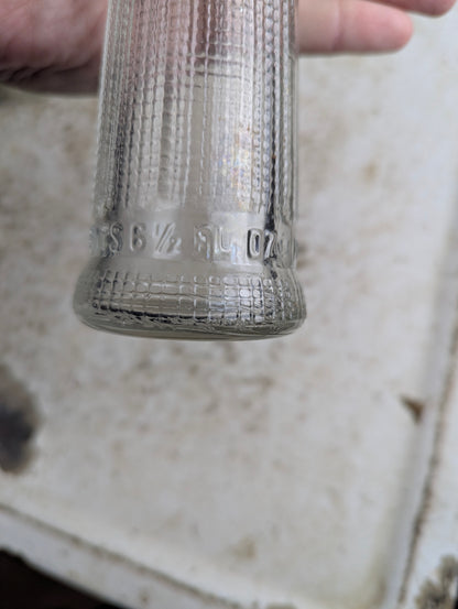 1920s Smile Soda Emboassed Glass 6.5oz Bottle - view 4