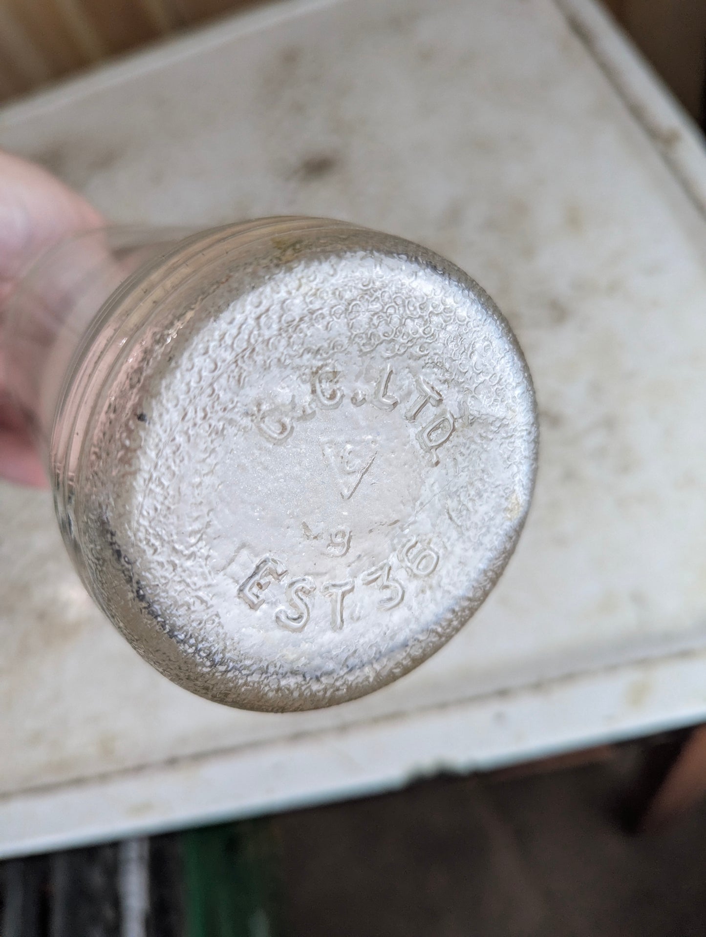 1930’s 26 Fl Oz Tiger Brand Tomato Catsup Glass Bottle - view 3