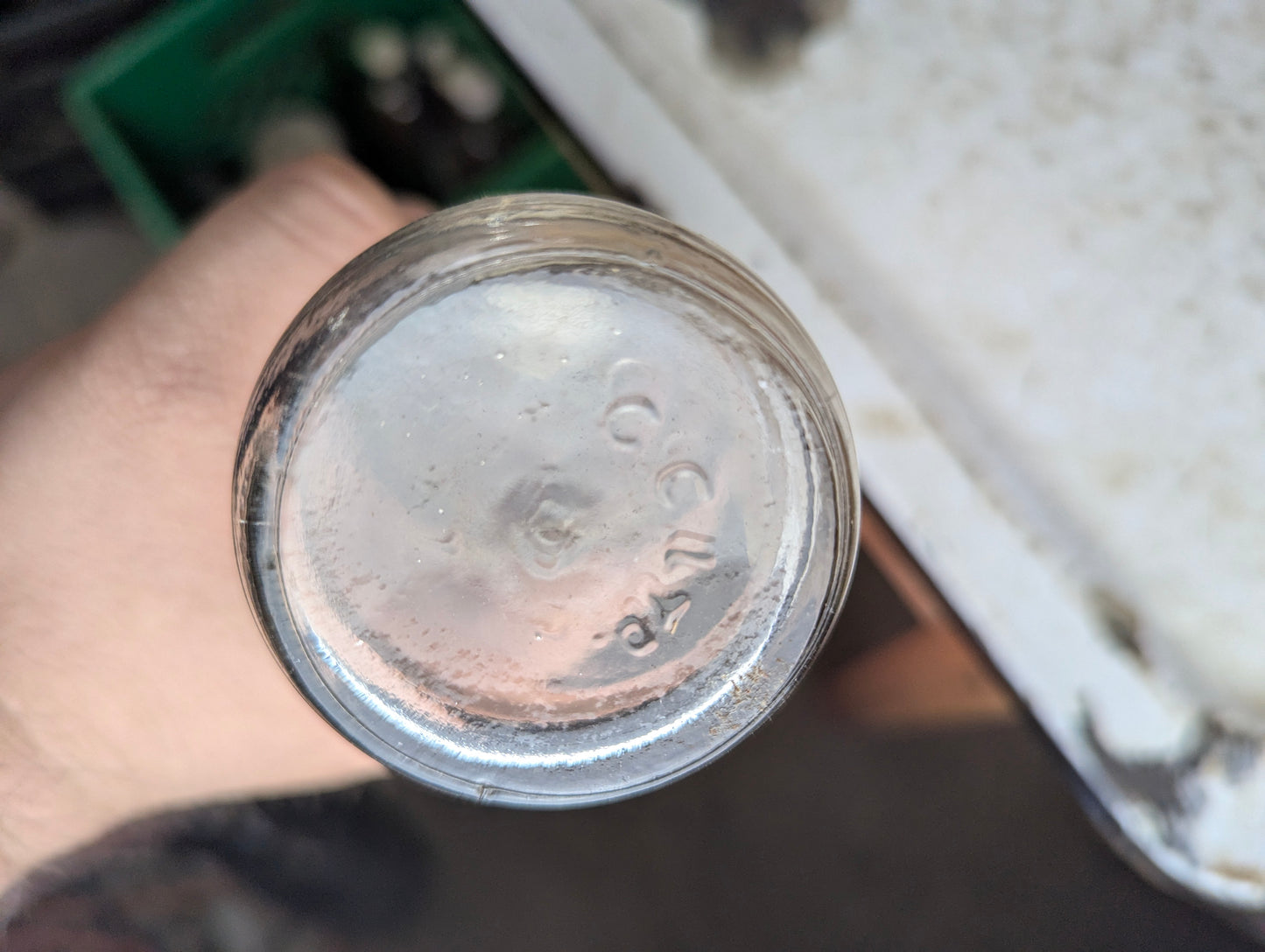 1930’s 9 Fl Oz Burlington Chili Sauce Glass Bottle with Cap - view 3