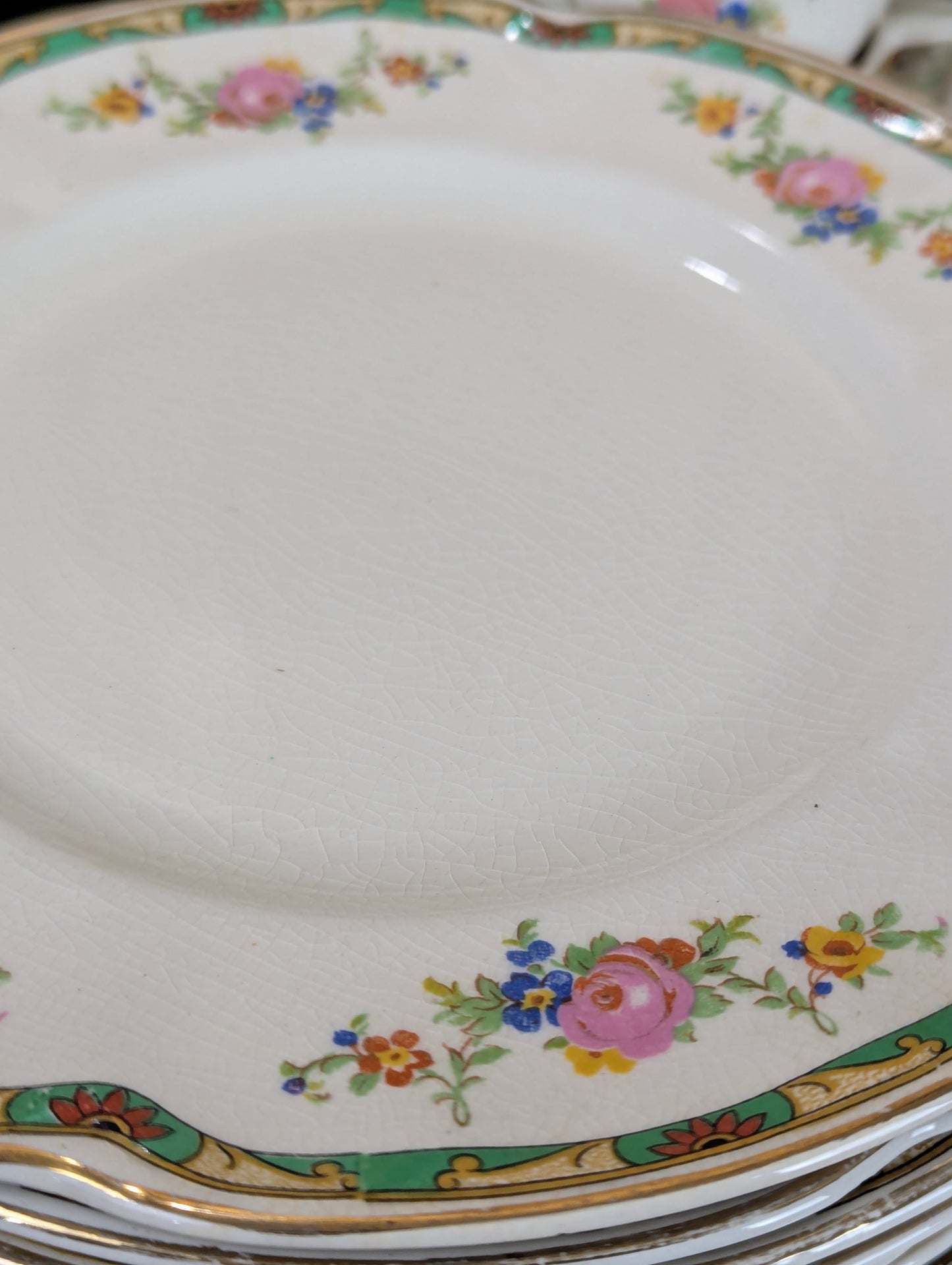 1930's Johnson Bros Pareek England Dinnerware Set - view 6