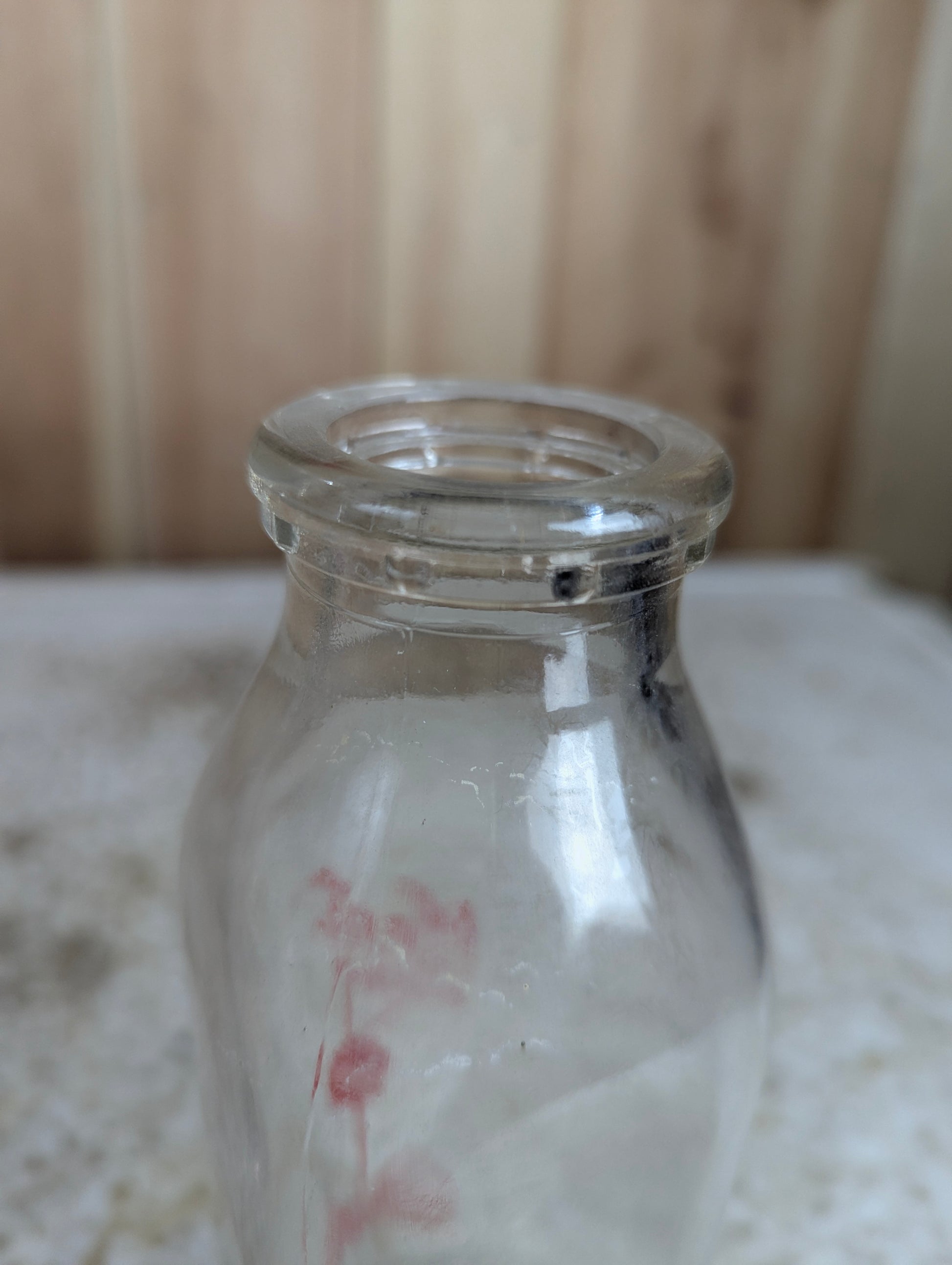 1930’s Kent Dairy Glass Milk Bottle - view 3