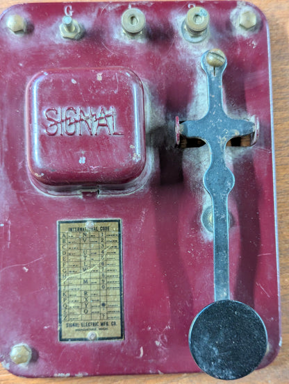 1930’s Signal Morse Telegraph Key - Untested - view 3