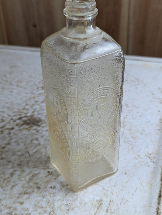 1930s De Ce-Co Dodge Chemical Embalming Fluid Bottle