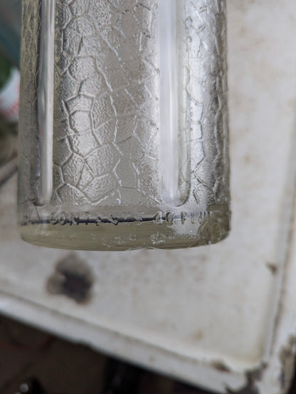 1930s Flirt 'De Luxe' Montreal 48oz Embossed Glass Soda Bottle - view 4