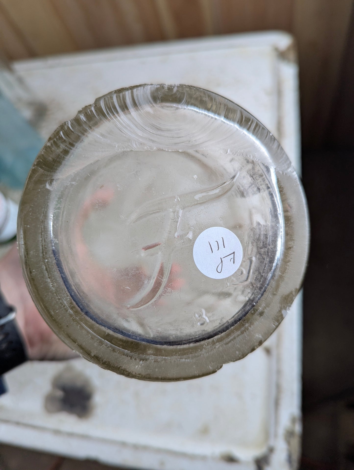 1930s Flirt 'De Luxe' Montreal 48oz Embossed Glass Soda Bottle - view 5