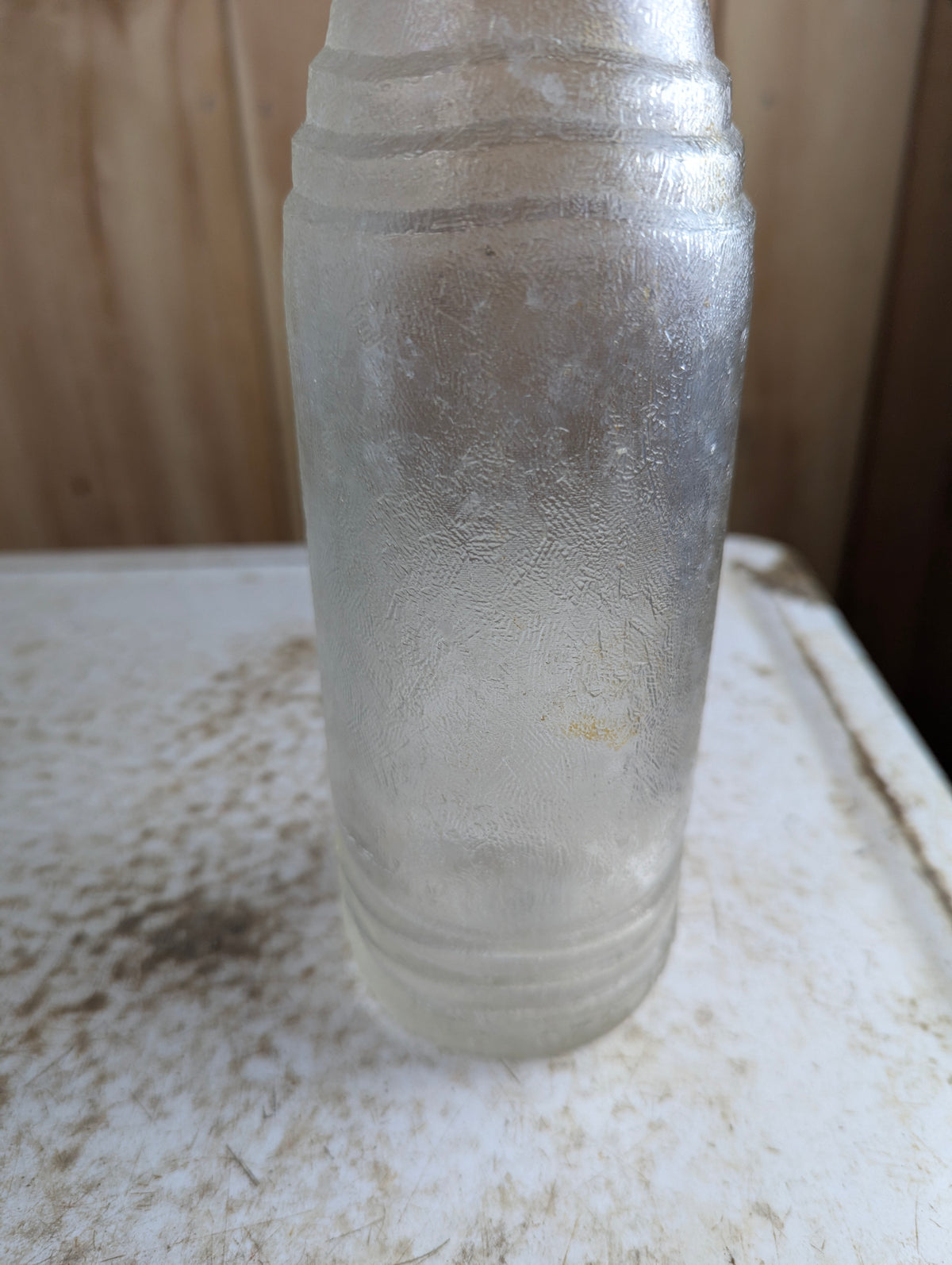 1930s Hires Root Beer 26oz Textured Glass Soda Bottle - view 2