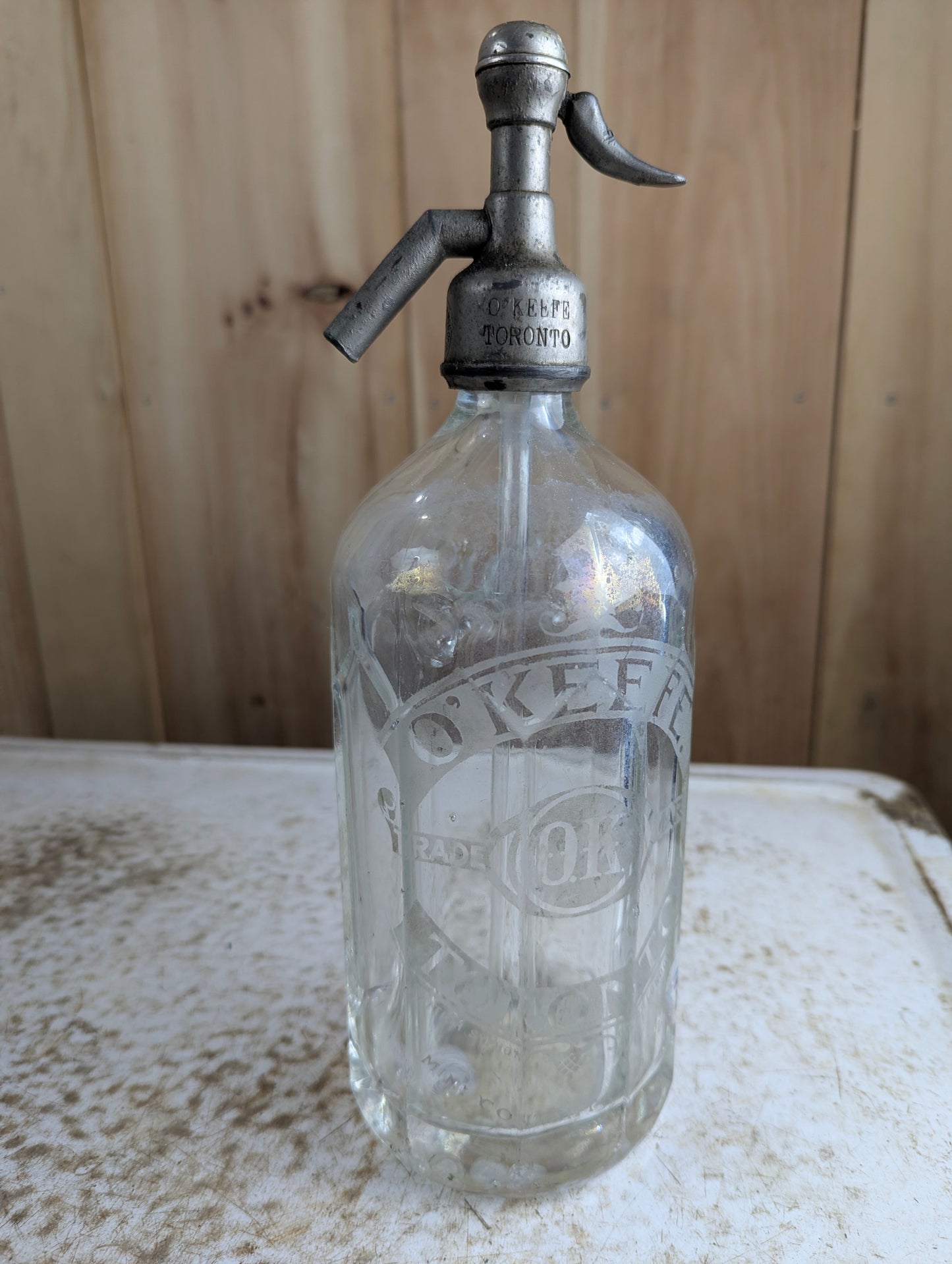 1930s O'Keefe Toronto Soda Siphon Bottle