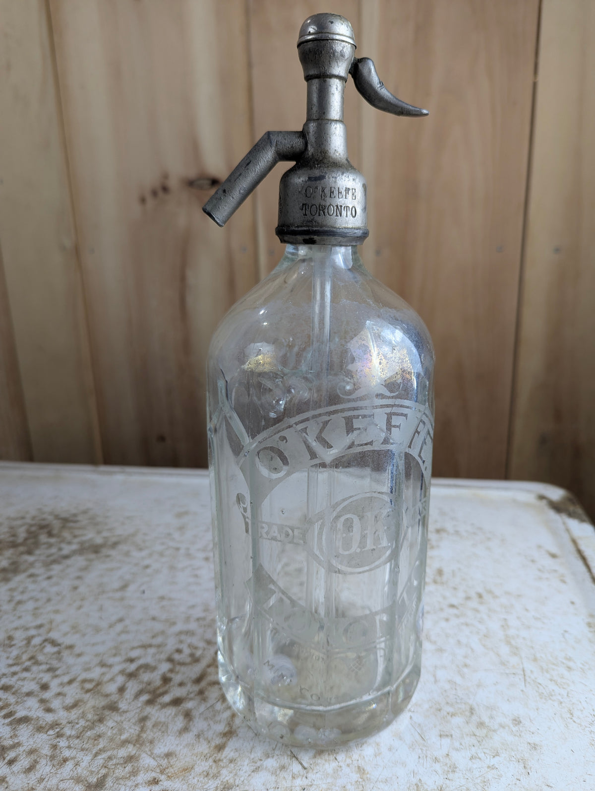 1930s O'Keefe Toronto Soda Siphon Bottle