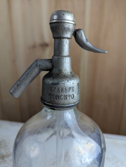 1930s O'Keefe Toronto Soda Siphon Bottle - view 2