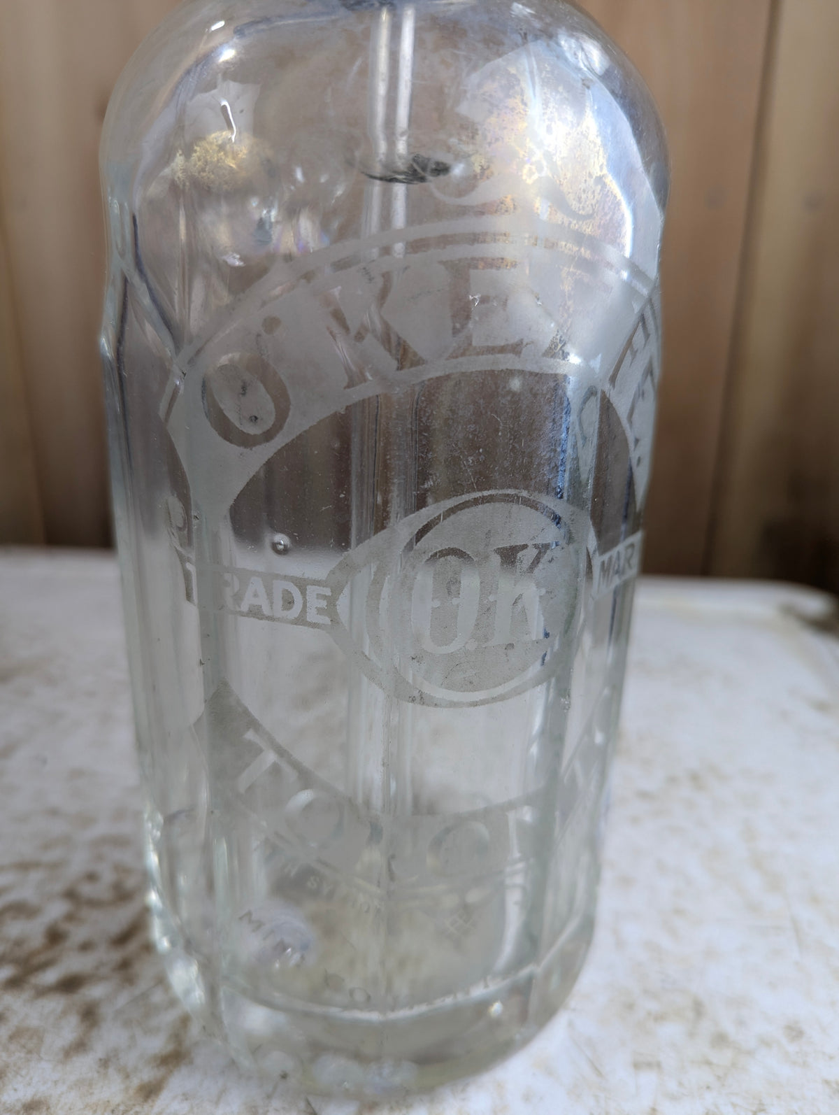 1930s O'Keefe Toronto Soda Siphon Bottle - view 3