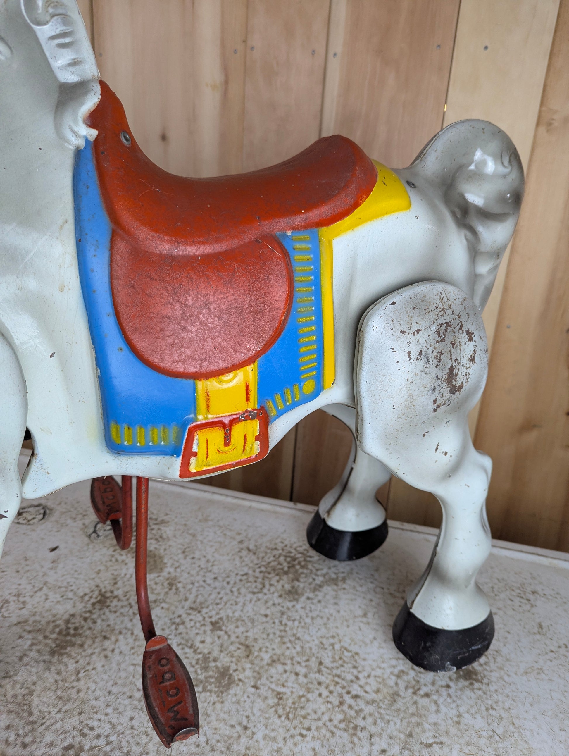 1940’s-50’s Mobo Bronco Ride-on-Horse - view 3