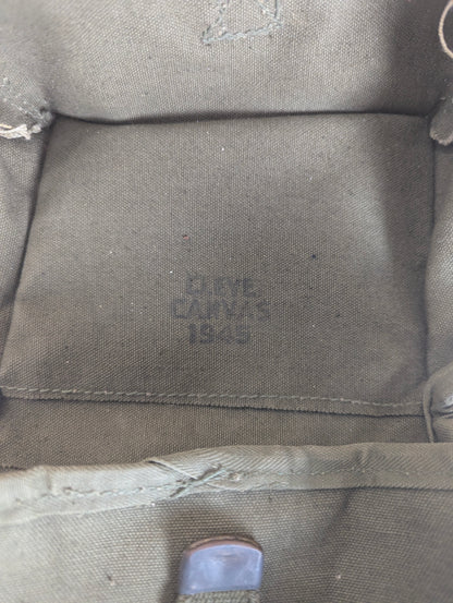 1945 WW2 Cleve Canvas US Military Ammo Bag - view 3