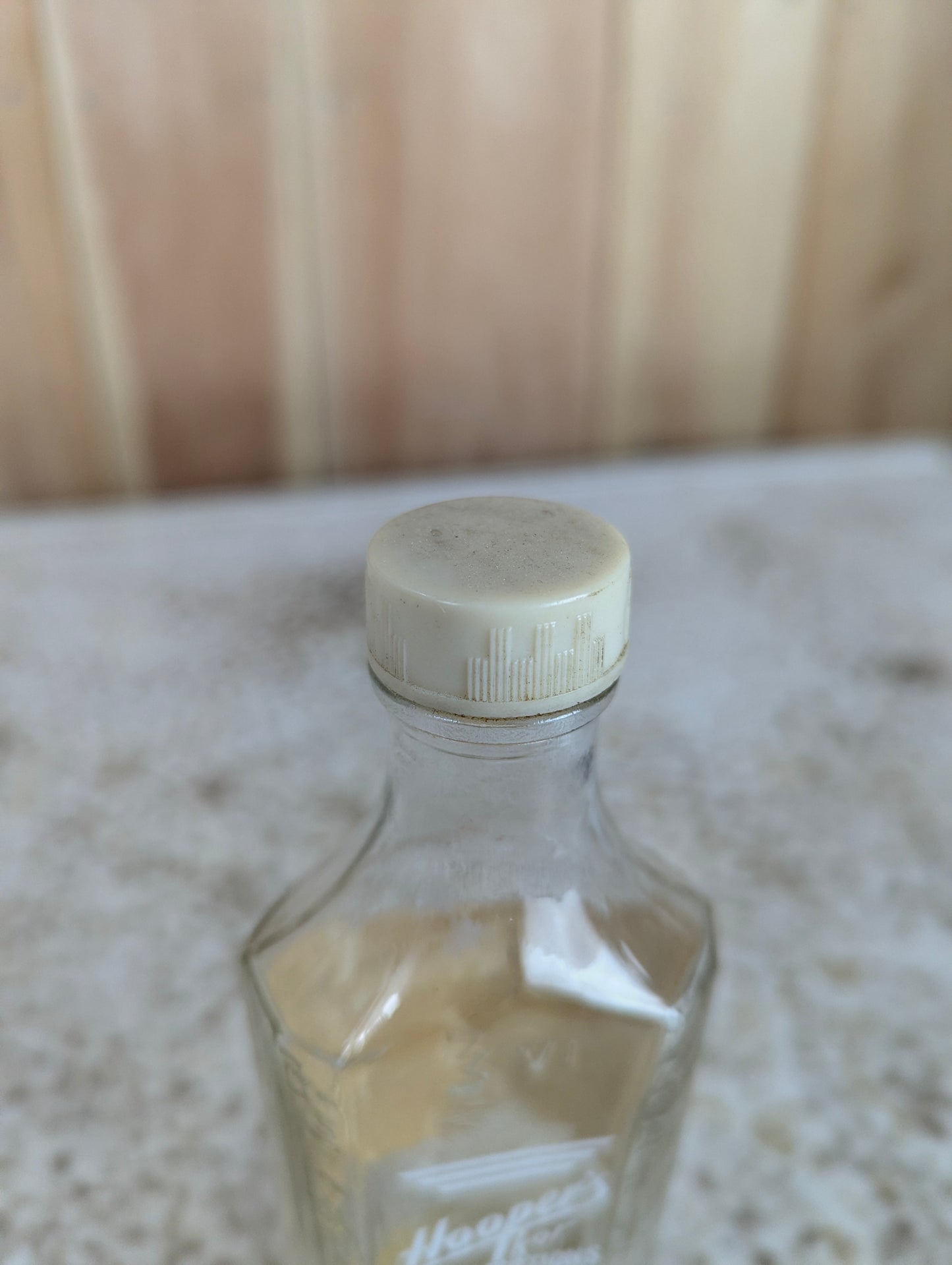 1947 Hooper's Pharmacy Medicine Bottle with Bakelite Cap - view 2