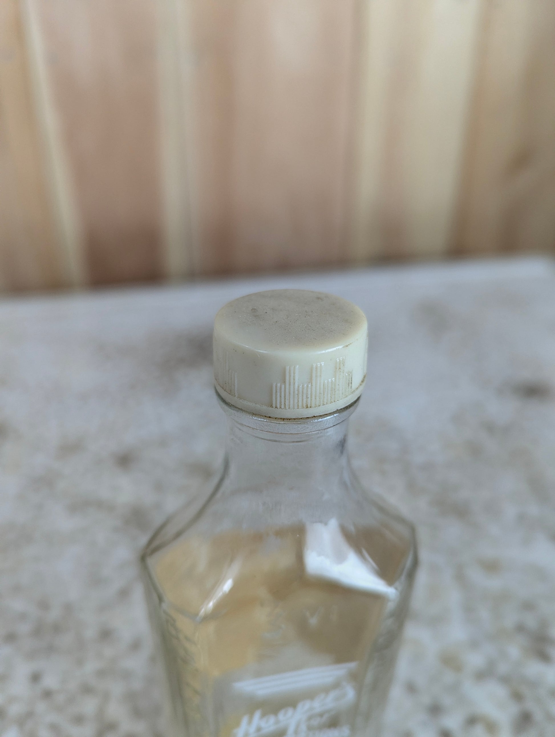 1947 Hooper's Pharmacy Medicine Bottle with Bakelite Cap - view 2