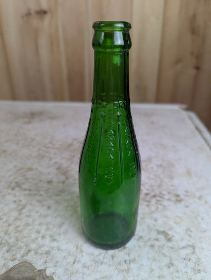 1950’s Canada Dry Ginger Ale Embossed Glass Bottle