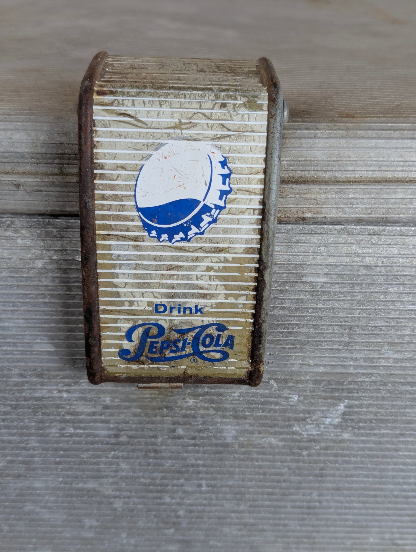 1950’s Vintage Aluminum Pepsi Cola Cooler - view 3