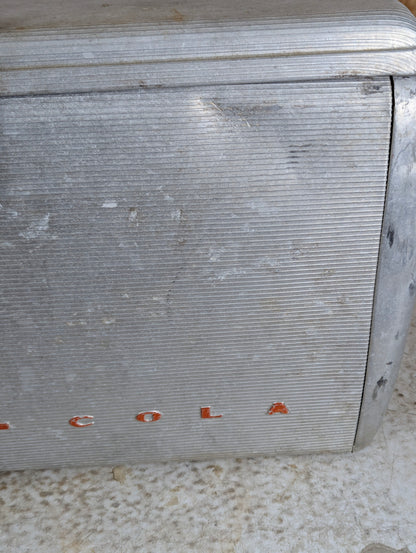 1950’s Vintage Aluminum Pepsi Cola Cooler - view 4